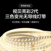 亮彩2代LED灯带 三色变光无导线灯带
